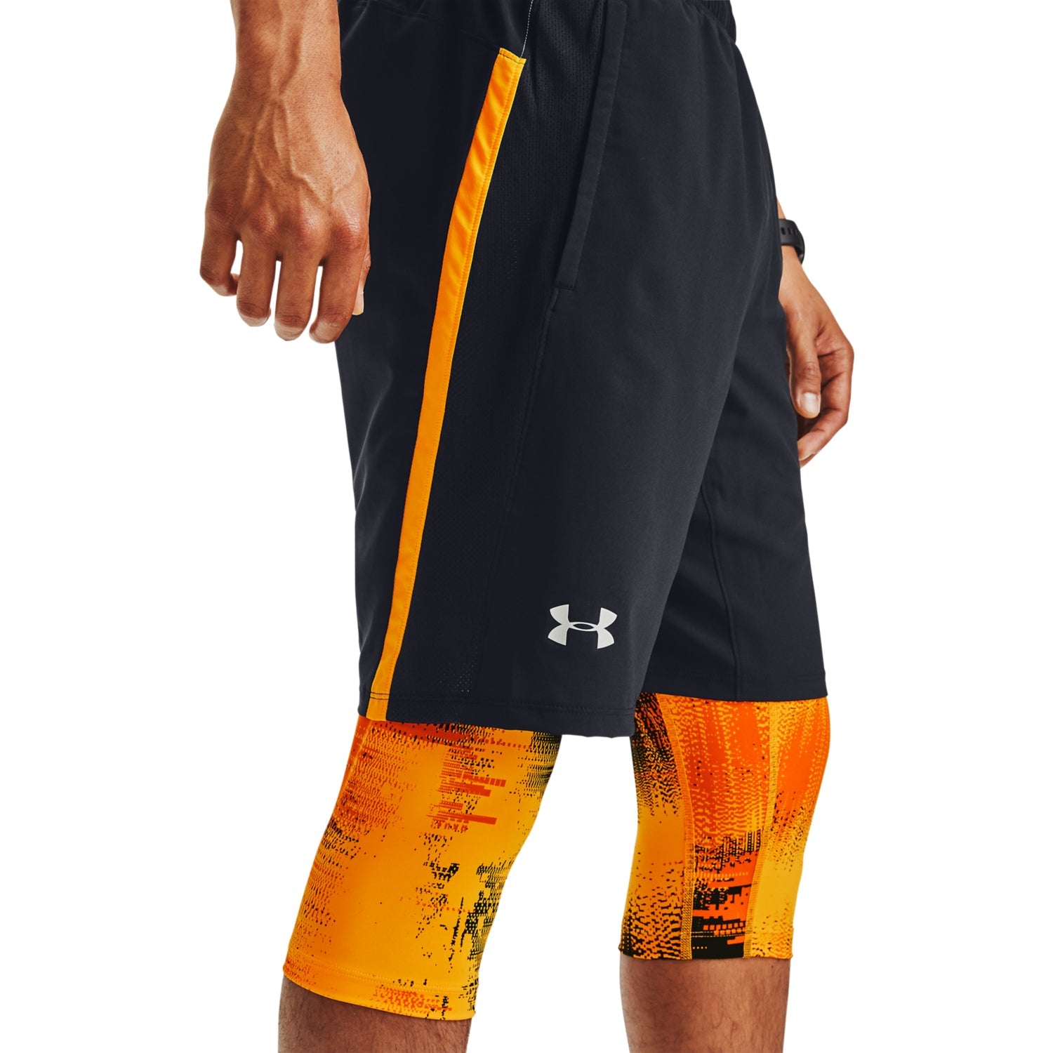 Shorts UA Launch SW Long 2-in-1 Printed para Hombre
