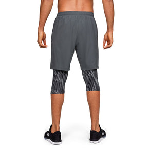 Shorts UA Launch SW Long 2-in-1 Printed para Hombre