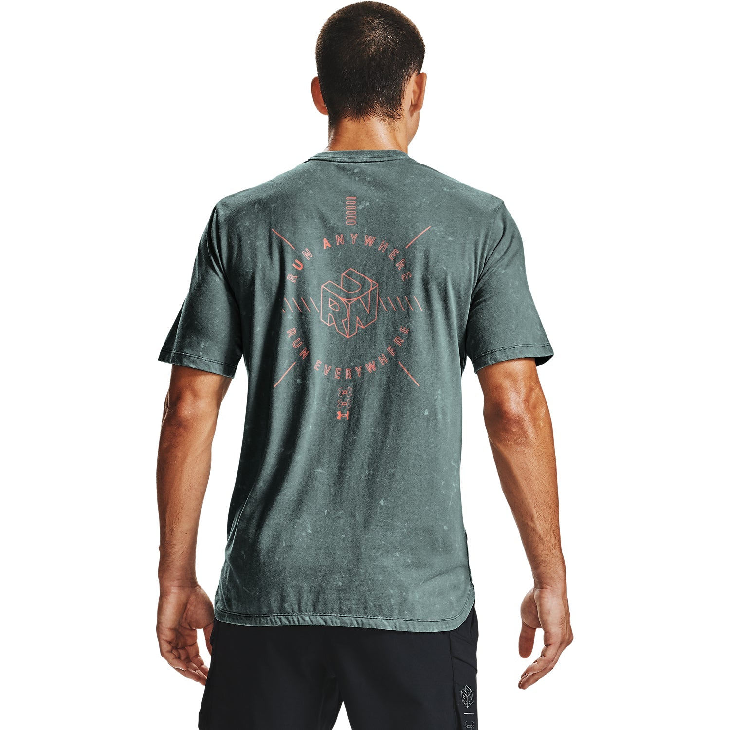 Polera Manga Corta UA Run Anywhere para Hombre