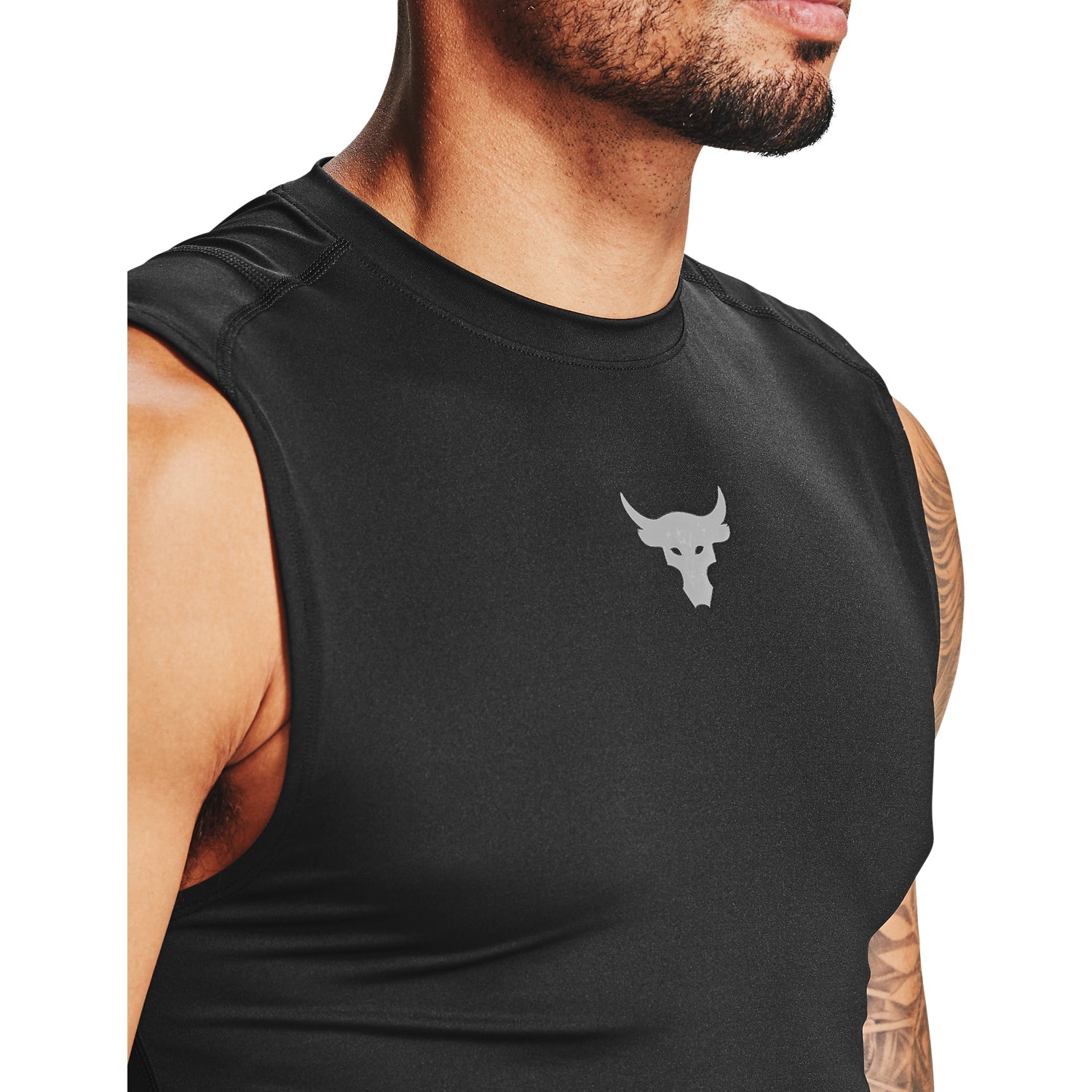 Polera sin Mangas Project Rock HeatGear® para Hombre