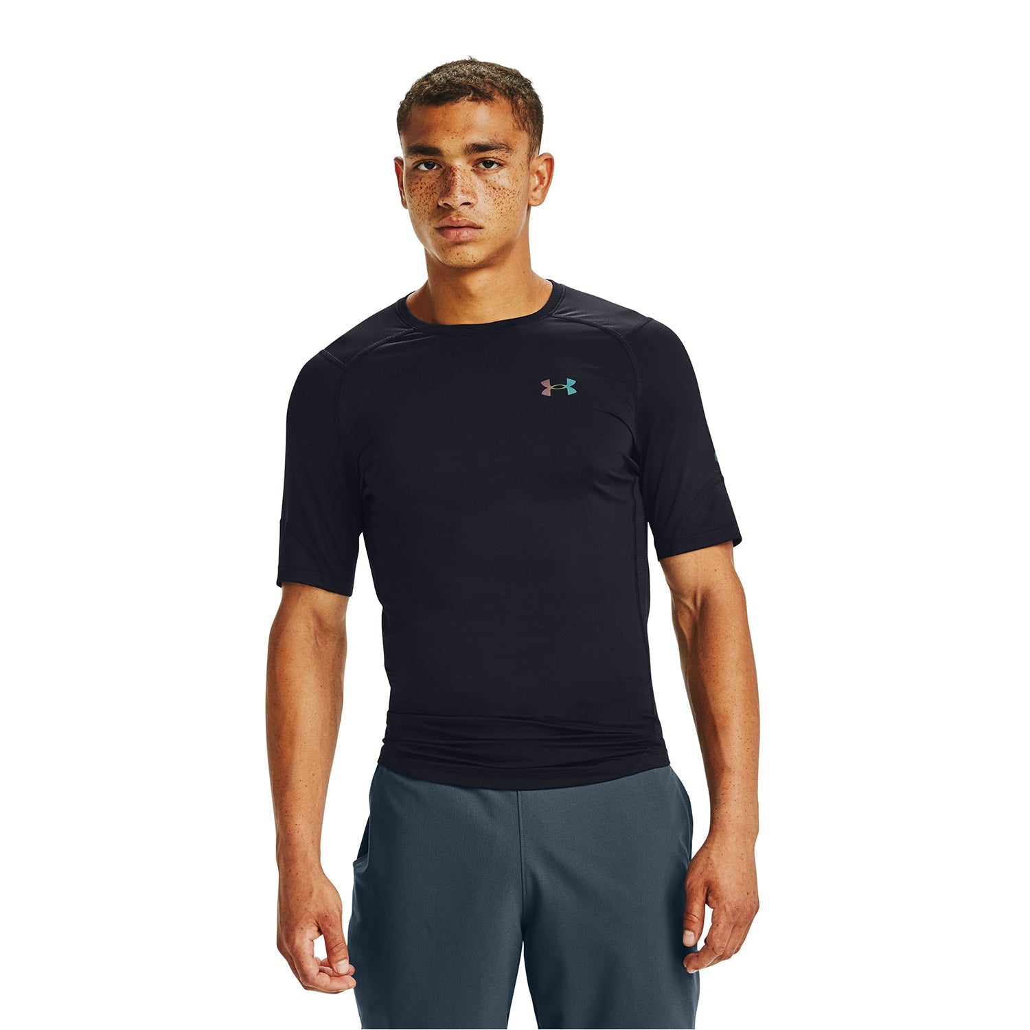 Polera Manga Corta UA RUSH™ HeatGear® 2.0 Compresión para Hombre