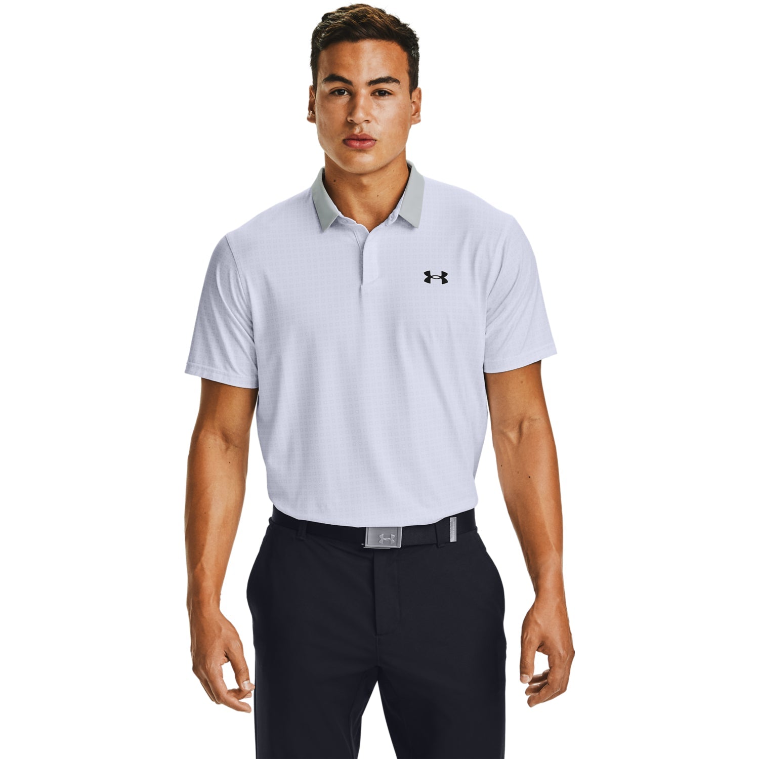 Polera Polo UA Iso-Chill Grid para Hombre