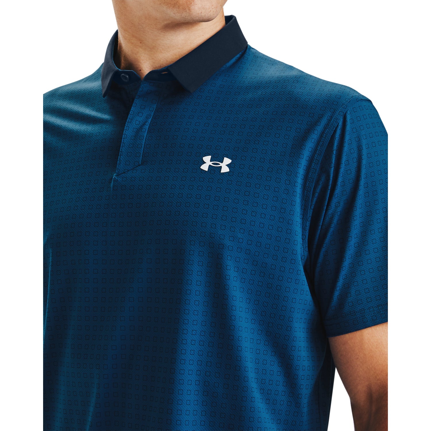 Polera Polo UA Iso-Chill Grid para Hombre