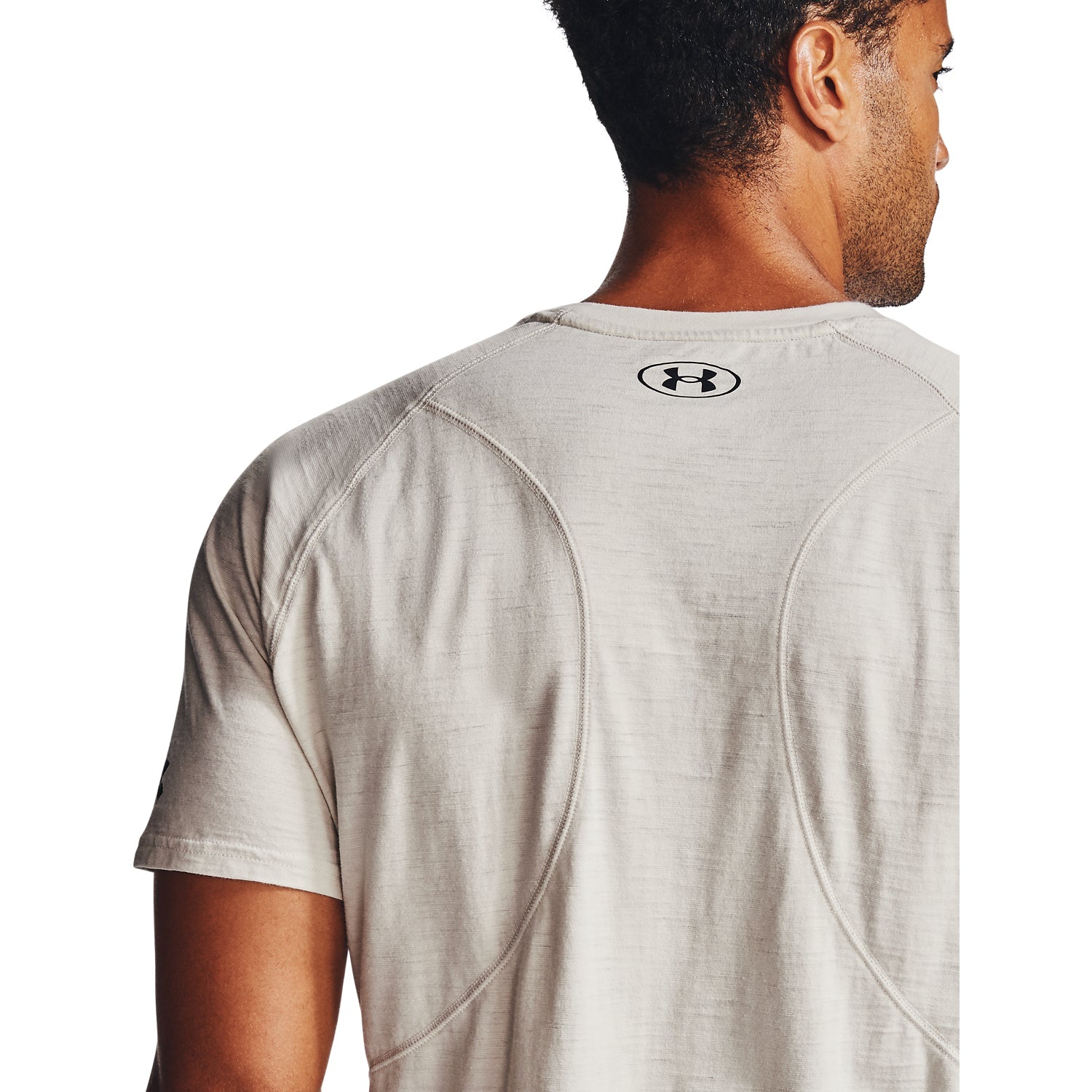 Polera Manga Corta Project Rock Charged Cotton® para Hombre