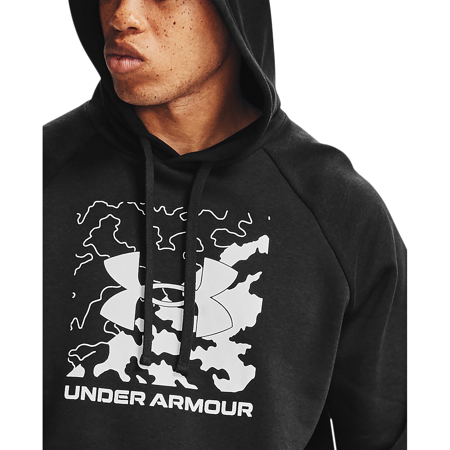 Polerón UA Rival Fleece Box Logo para Hombre