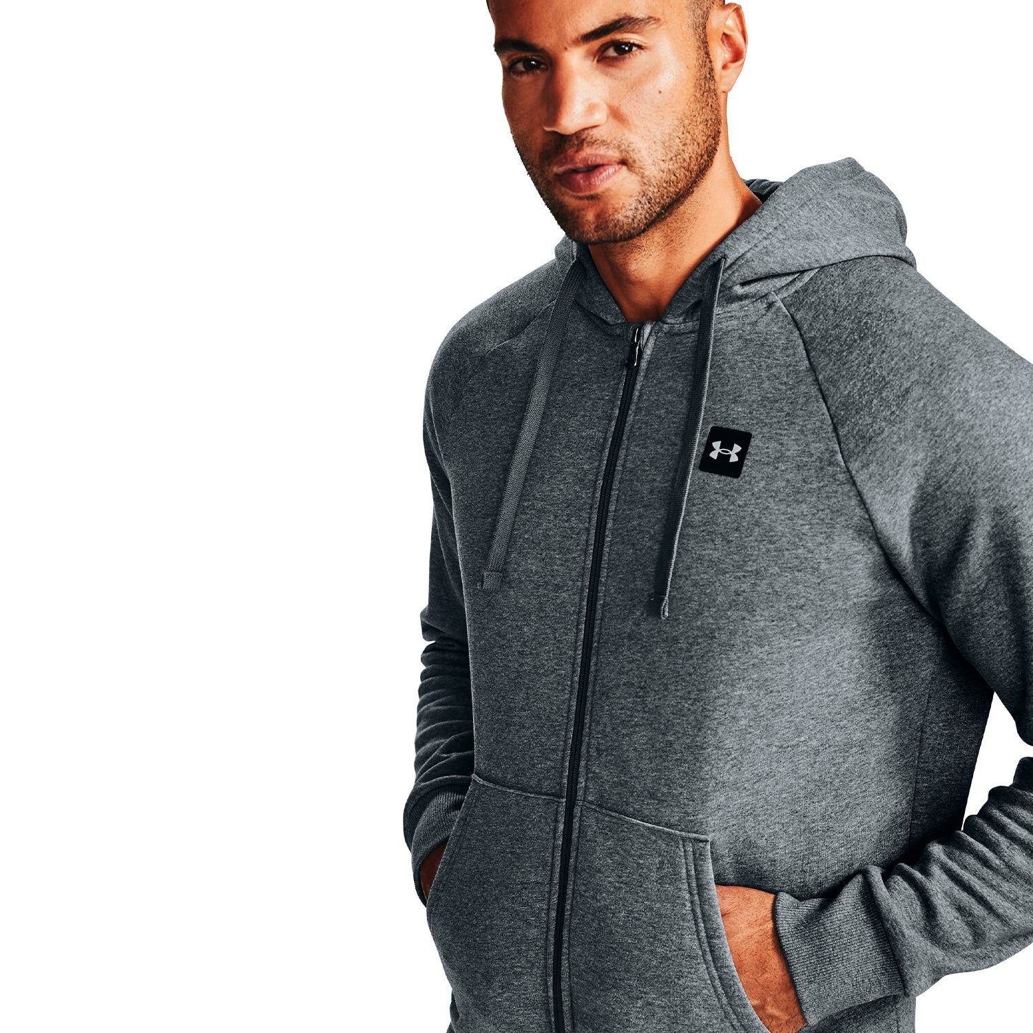 Polerón UA Rival Fleece Full Zip para Hombre