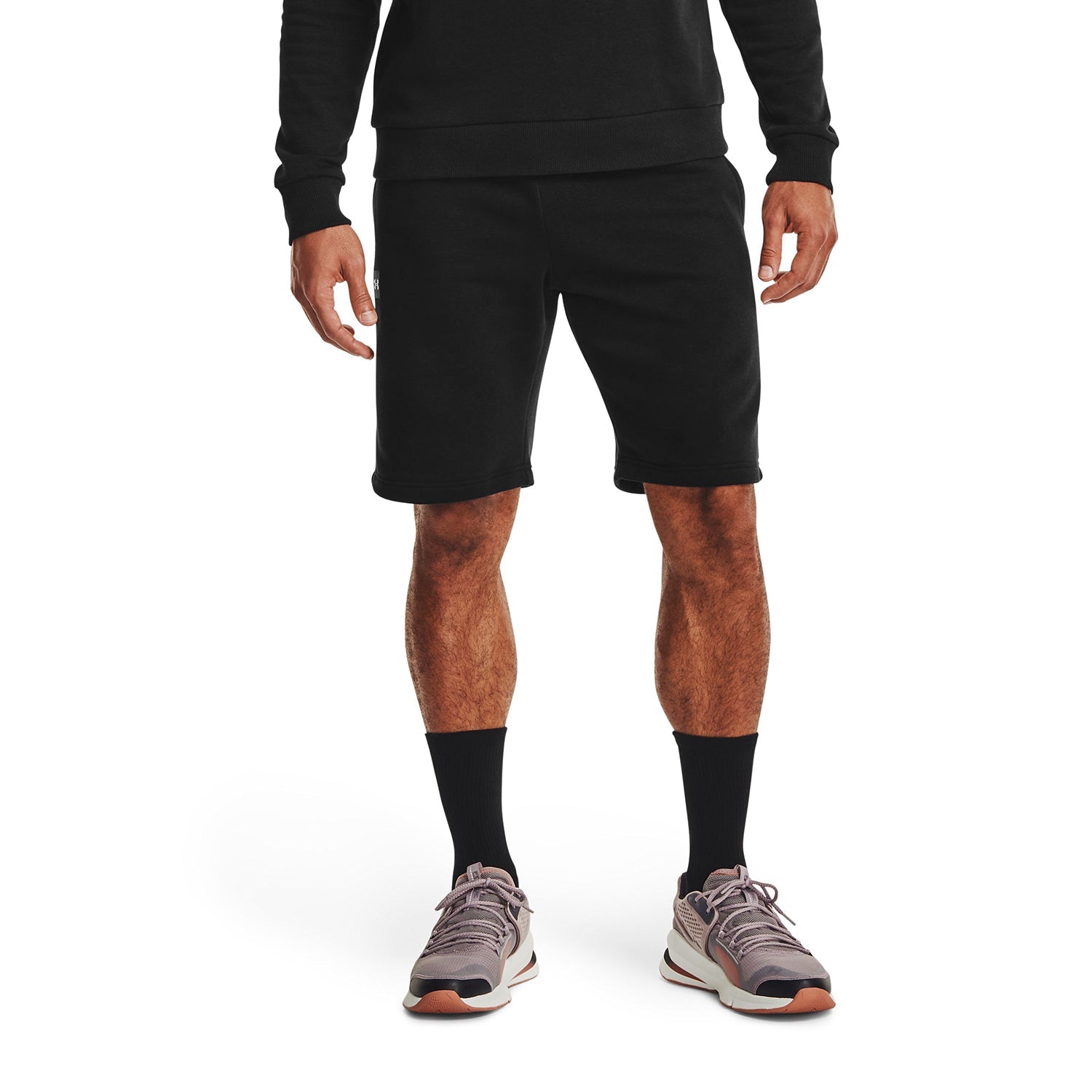 Shorts UA Rival Fleece para hombres