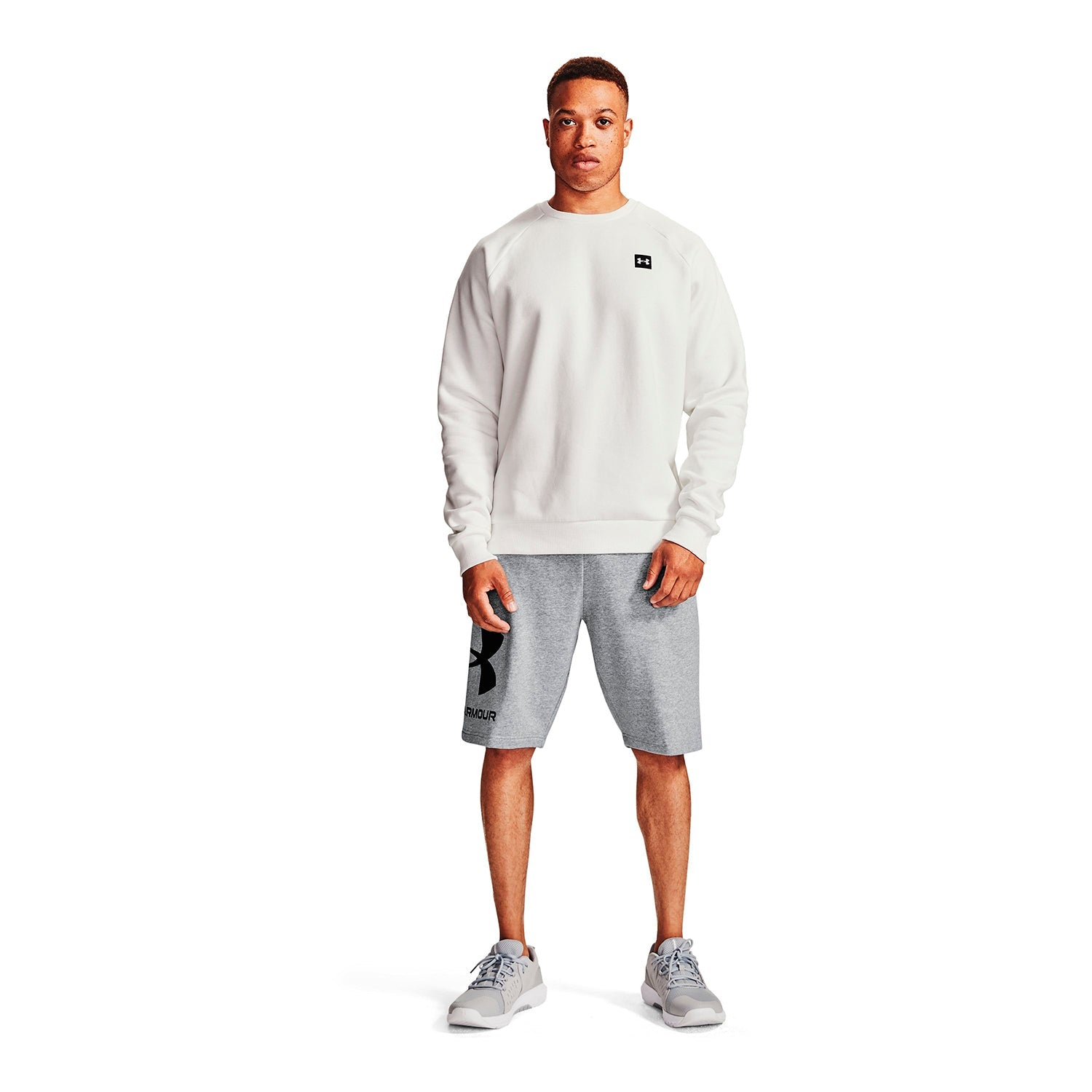 Short UA Rival Fleece Big Logo para hombre