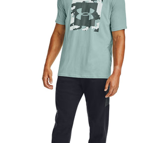 Polera Manga Corta UA Camo Box Logo para Hombre