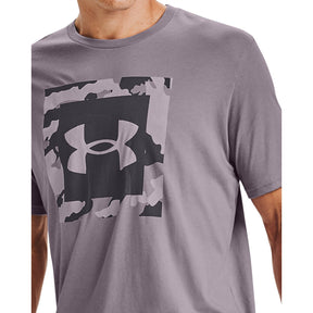 Polera Manga Corta UA Camo Box Logo para Hombre