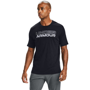 Polera Manga Corta UA Blurry Logo Wordmark para Hombre