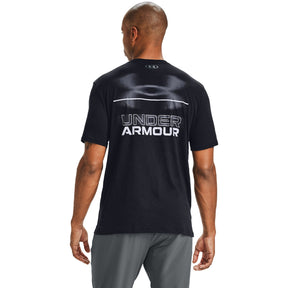Polera Manga Corta UA Blurry Logo Wordmark para Hombre
