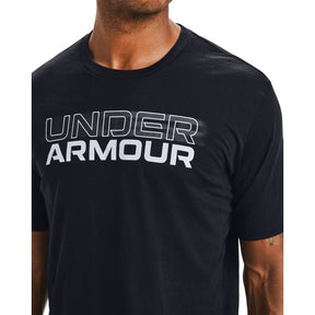 Polera Manga Corta UA Blurry Logo Wordmark para Hombre