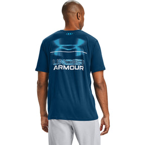 Polera Manga Corta UA Blurry Logo Wordmark para Hombre