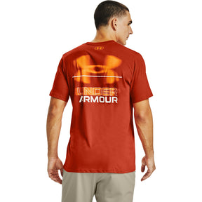 Polera Manga Corta UA Blurry Logo Wordmark para Hombre