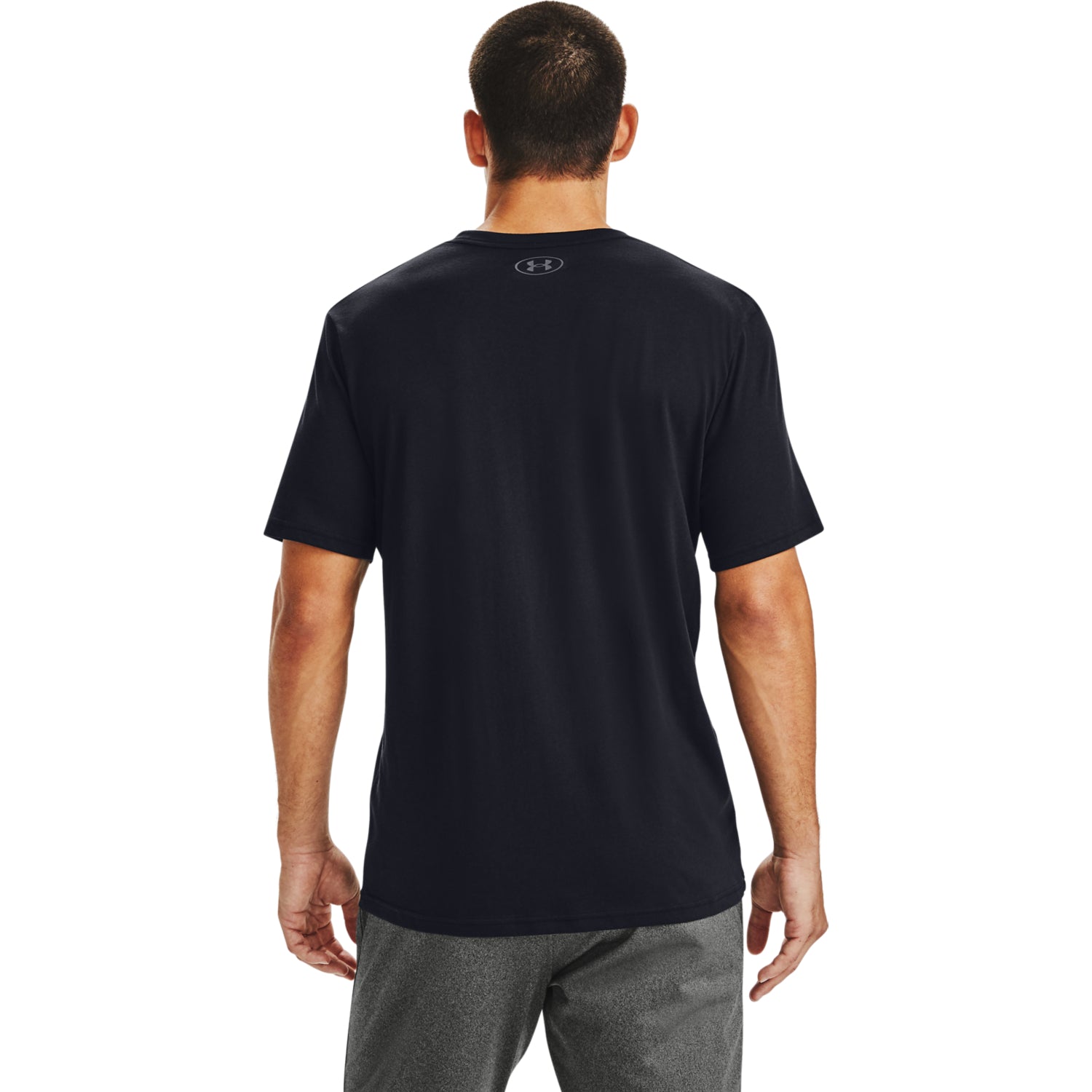 Polera Manga Corta UA Box Logo Wordmark para Hombre