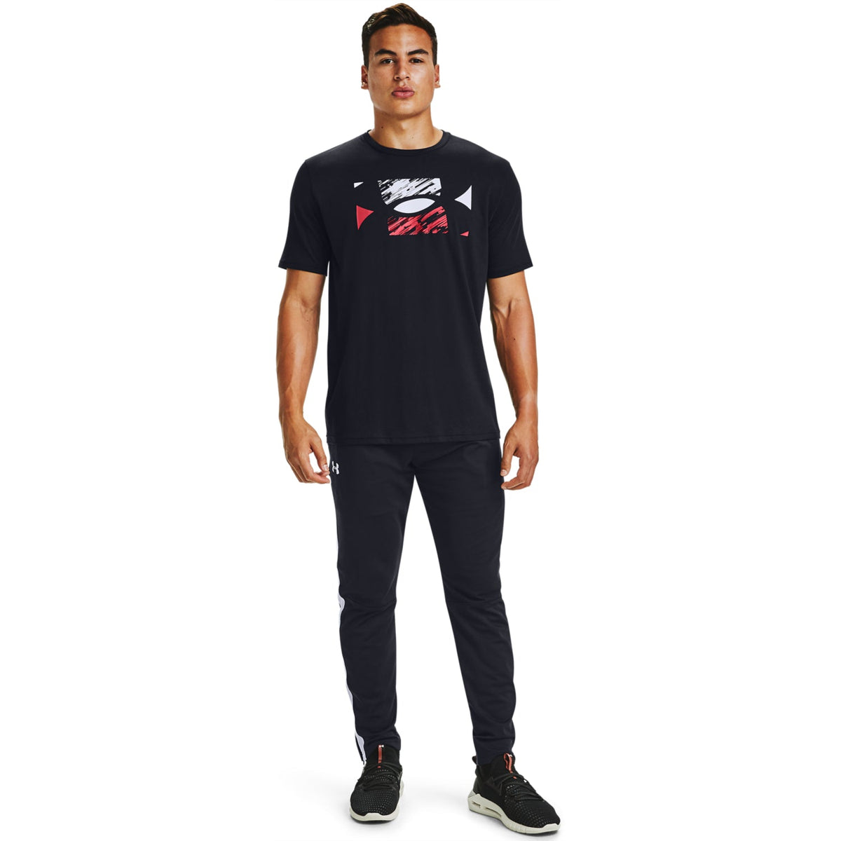 Polera Manga Corta UA Big Logo Sketch para Hombre