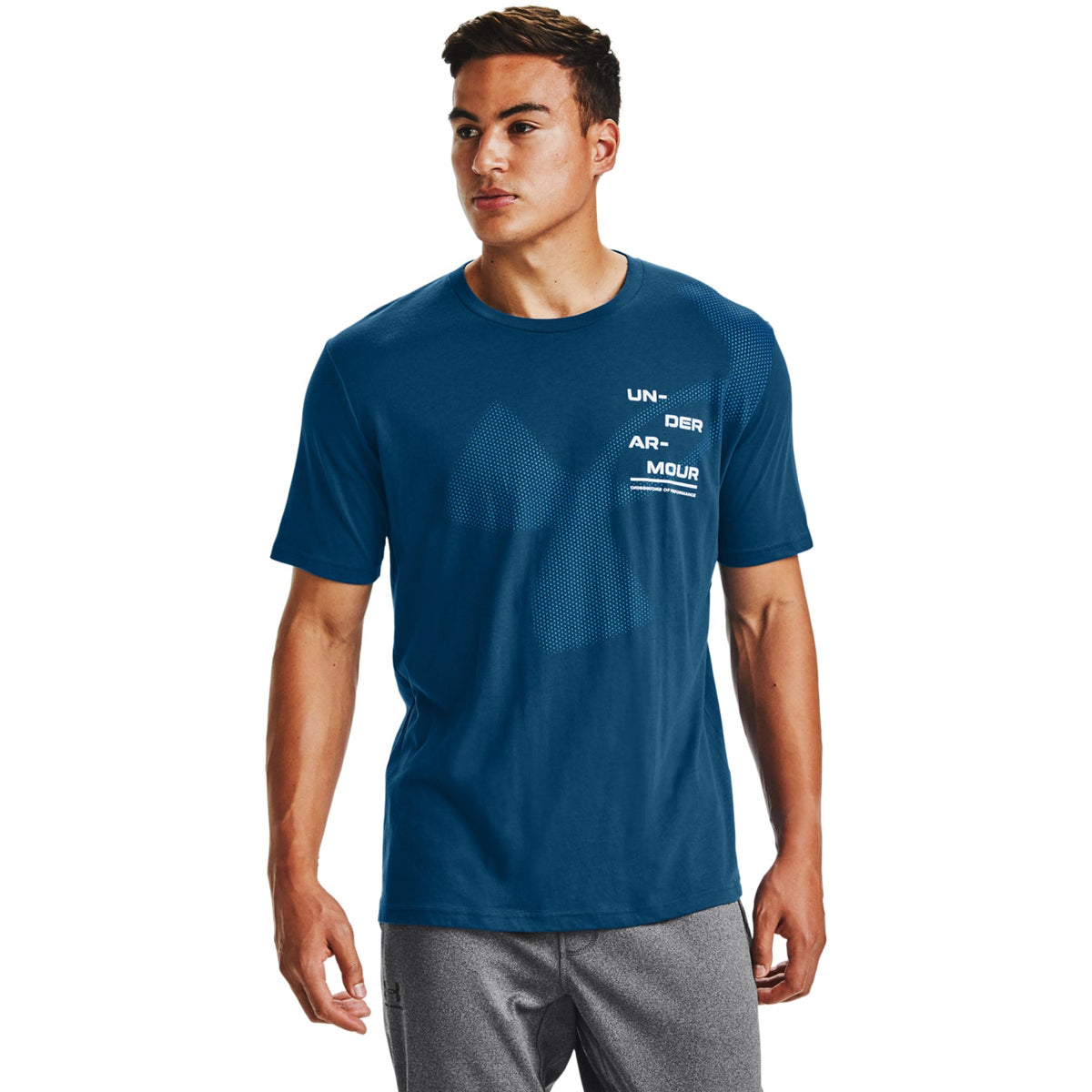 Polera Manga Corta UA Big Logo Breakdown para Hombre