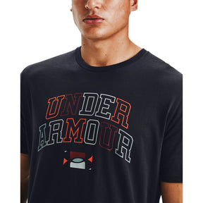 Polera Manga Corta UA Multicolor Collegiate para Hombre