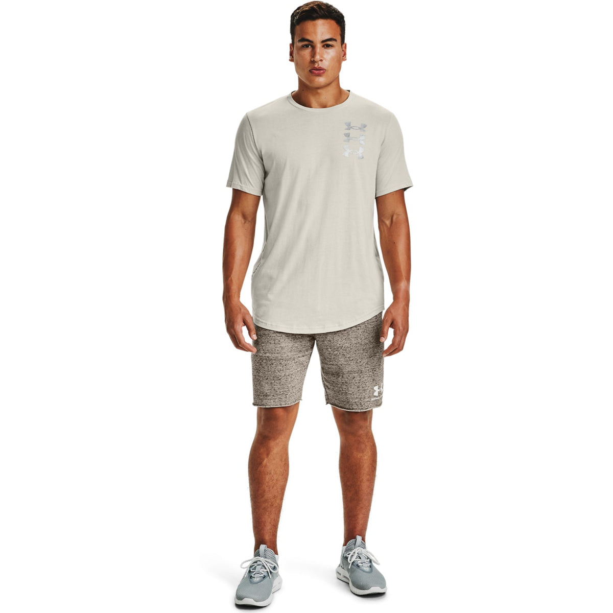 Polera Manga Corta UA Triple Stack Logo para Hombre