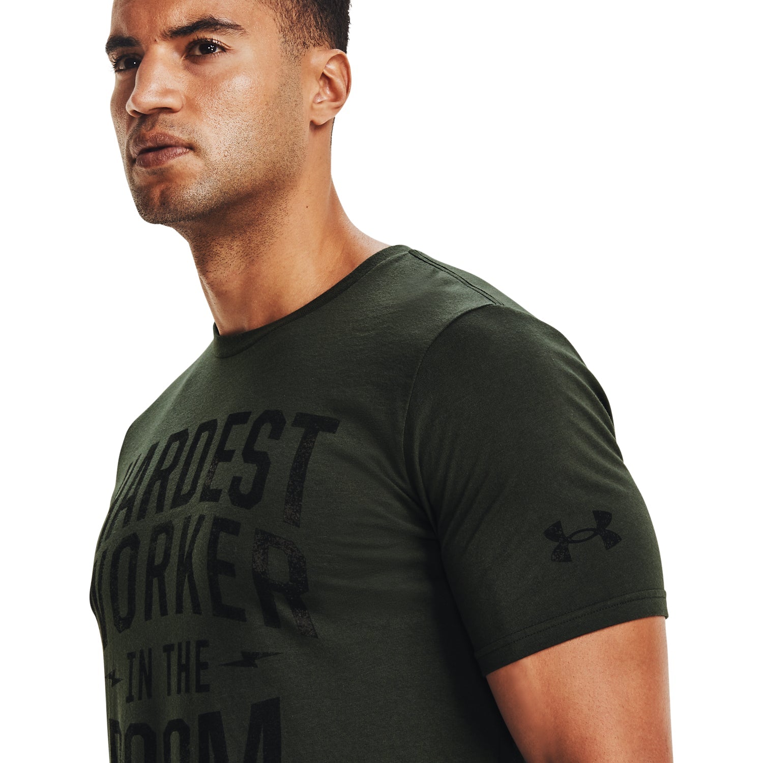 Polera Manga Corta Project Rock Hardest Worker para Hombre