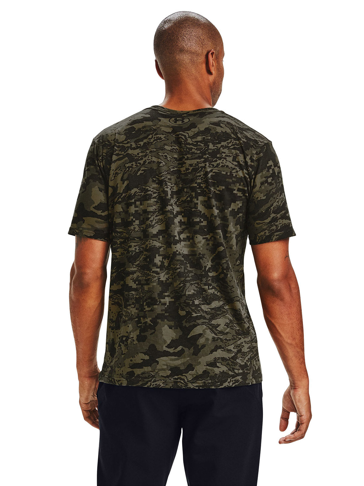 Polera Manga Corta All-Over Logo para Hombre Under Armour