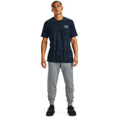 Polera Manga Corta All-Over Logo para Hombre Under Armour