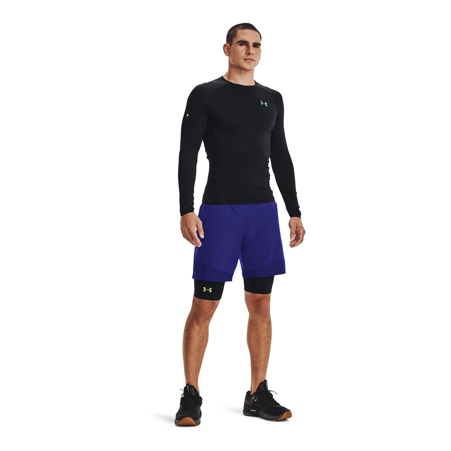 Polera manga larga UA RUSH™ HeatGear® 2.0 Compression para hombre