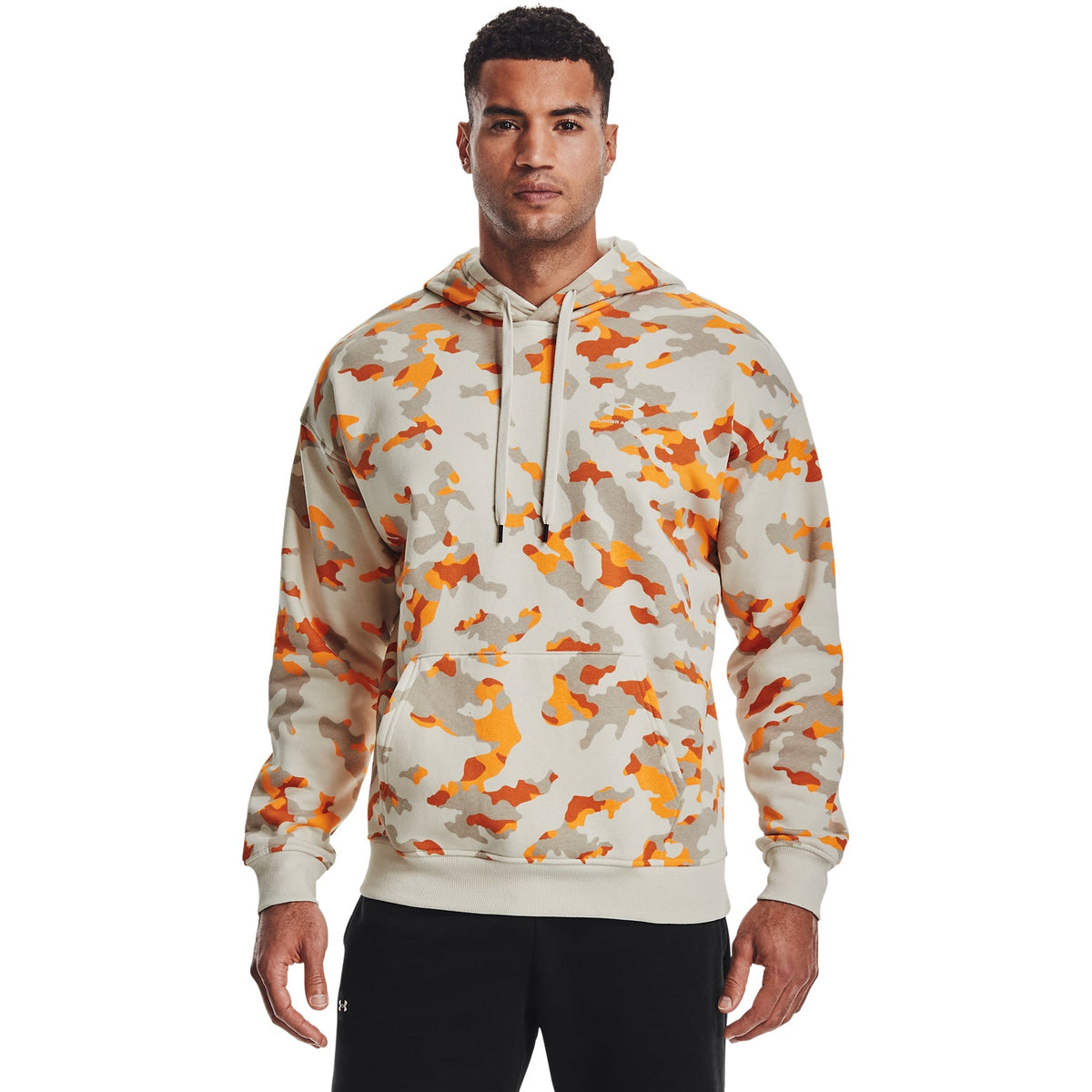Sudadera con capucha UA Rival Fleece Camo para hombre