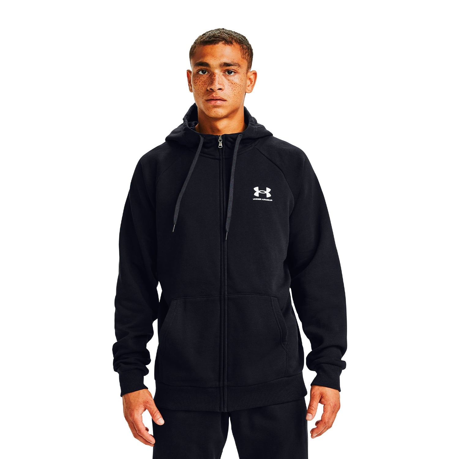 Polerón UA Rival Fleece Full ZIP para hombre