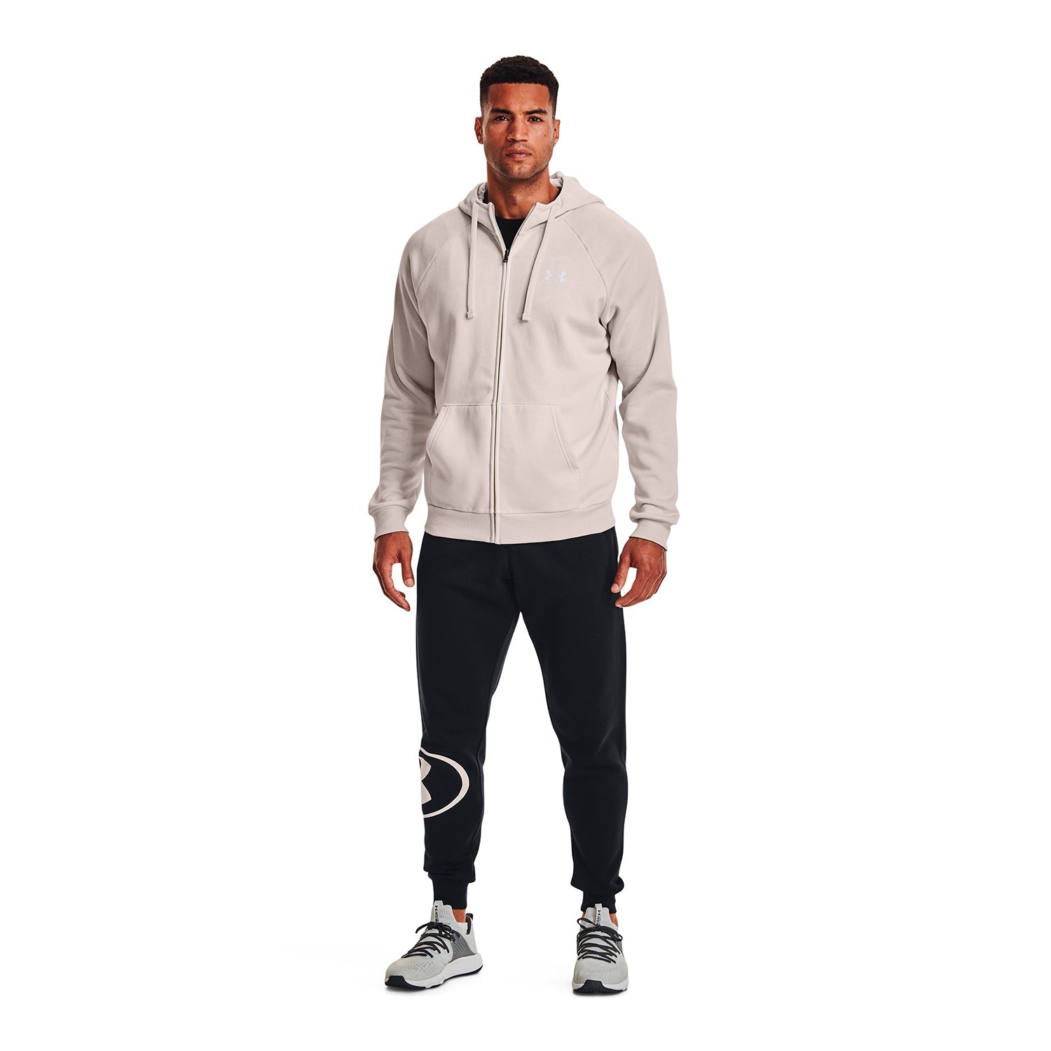 Polerón UA Rival Fleece Full ZIP para hombre