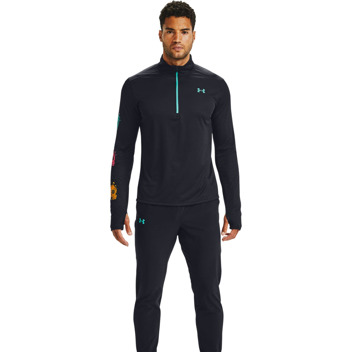 Polerón UA Speed Stride Day Of The Dead ½ Zip para Hombre