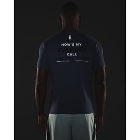 Polera Manga Corta UA How's My Running para Hombre