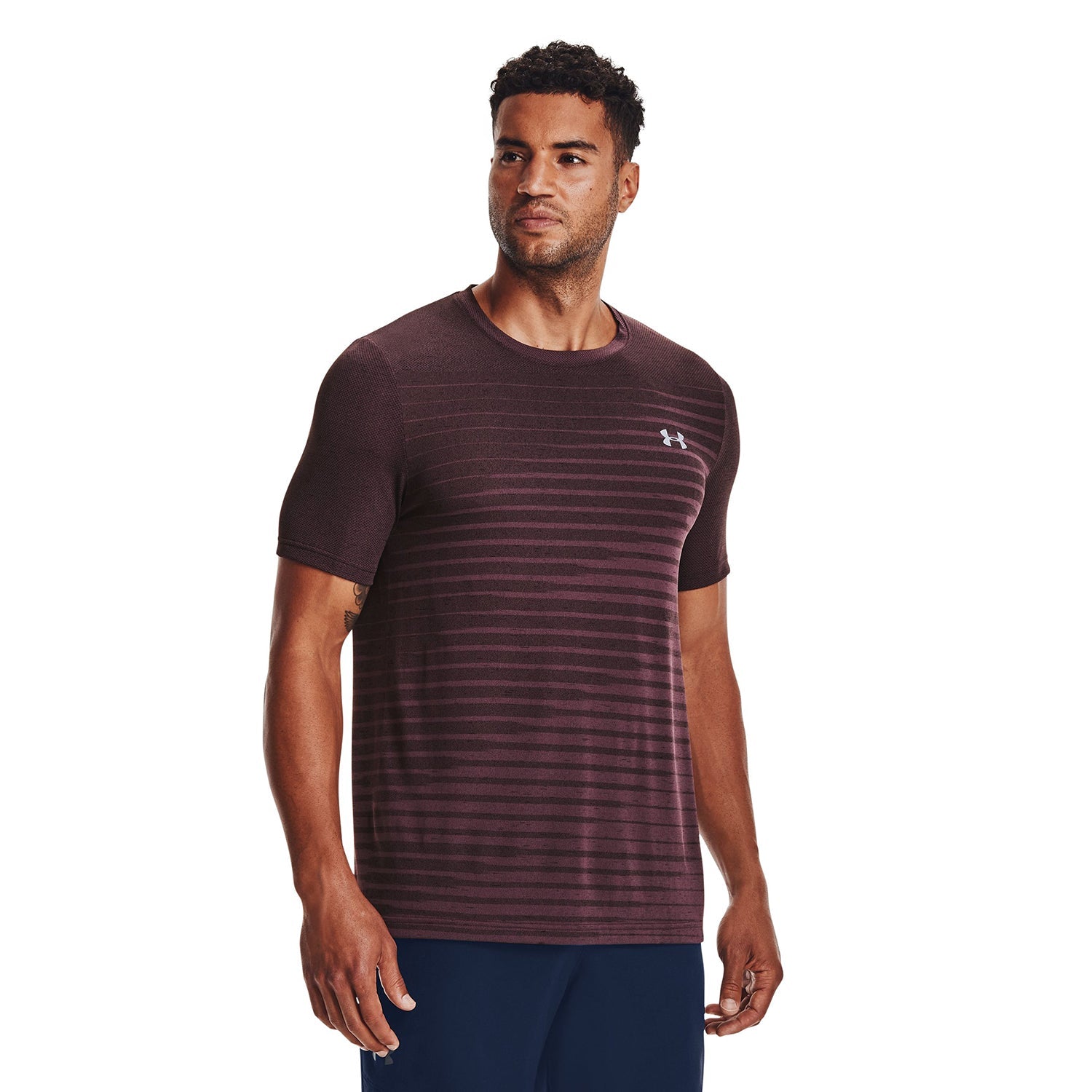 Polera manga corta UA Seamless Fade para hombre