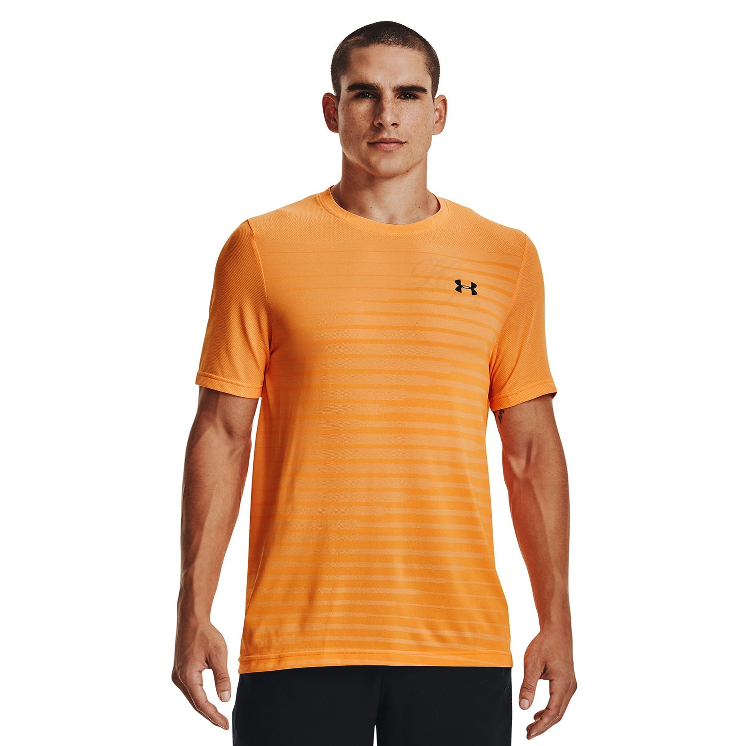 Polera manga corta UA Seamless Fade para hombres