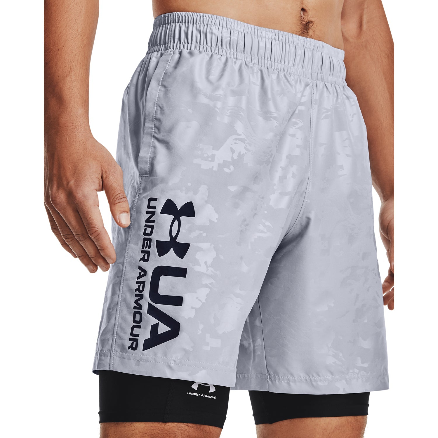 Short Ua Woven Emboss para Hombre
