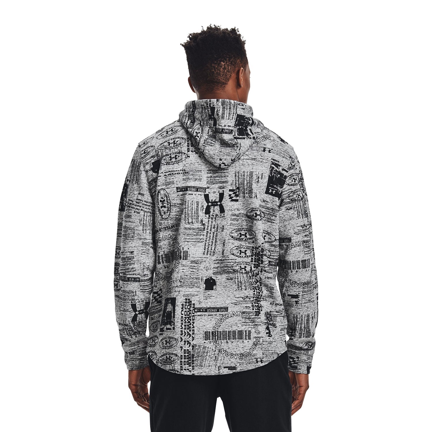 Poleron con gorroUA Rival Terry 25th Anniversary para hombre