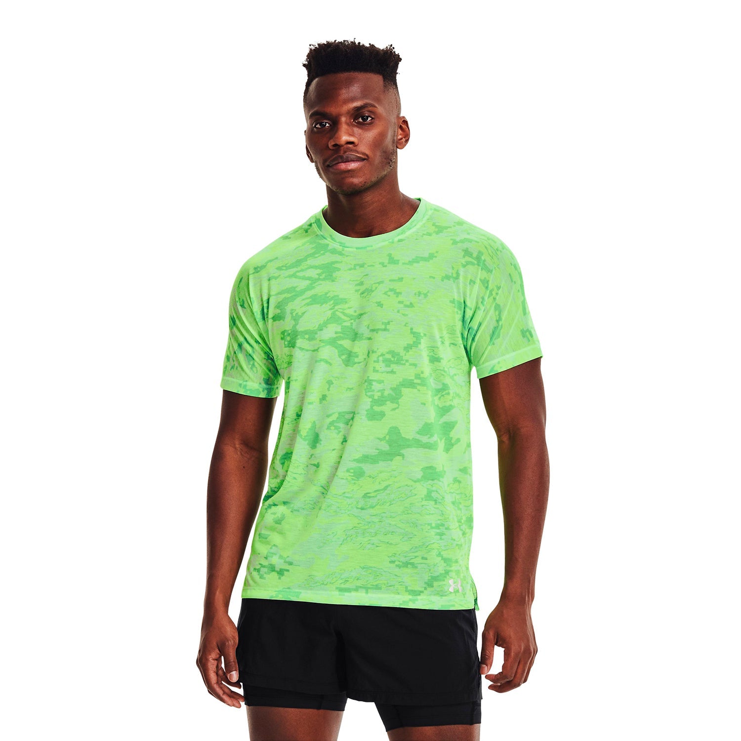 Polera manga corta UA Breeze Run para hombre