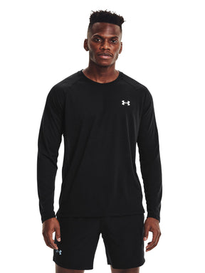 Polera manga larga UA Streaker Run para hombre