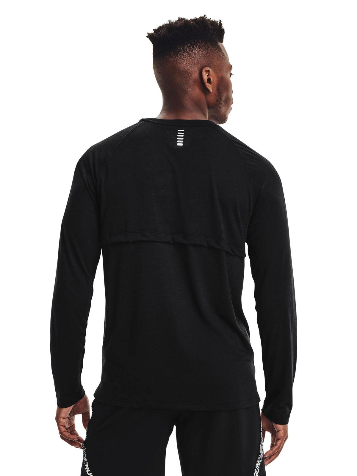 Polera manga larga UA Streaker Run para hombre