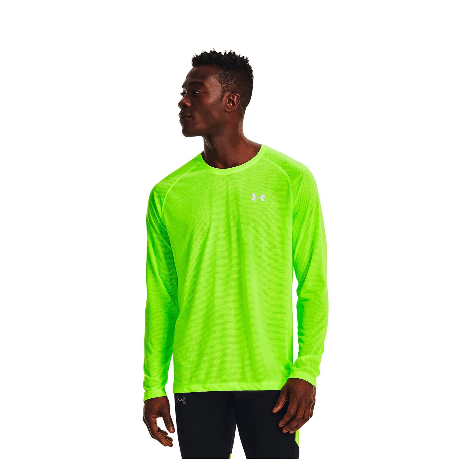 Polera Manga Corta UA Streaker Run para Hombre