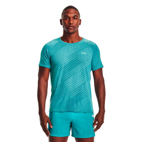 Polera Manga Corta UA Streaker Runclipse para Hombre