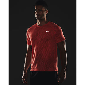 Polera Manga Corta UA Streaker Runclipse para Hombre