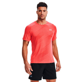 Polera Manga Corta UA Streaker Runclipse para Hombre