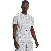 Polera manga corta UA Run Your Face Off Print para Hombre