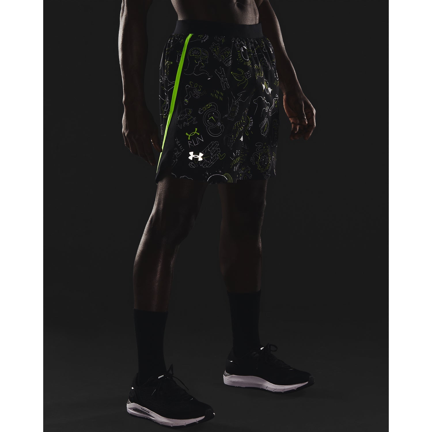 Shorts UA Launch 7 "Run Your Face Off para hombre