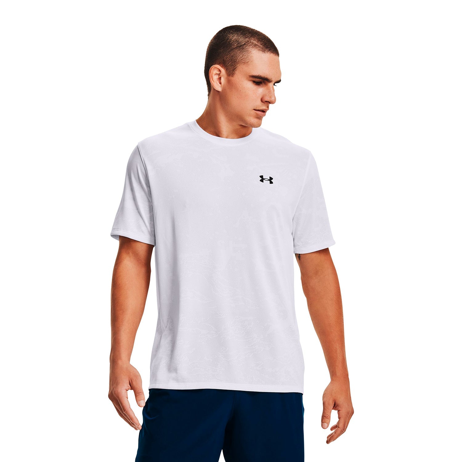 Polera Manga Corta UA Training Vent Camo para Hombre