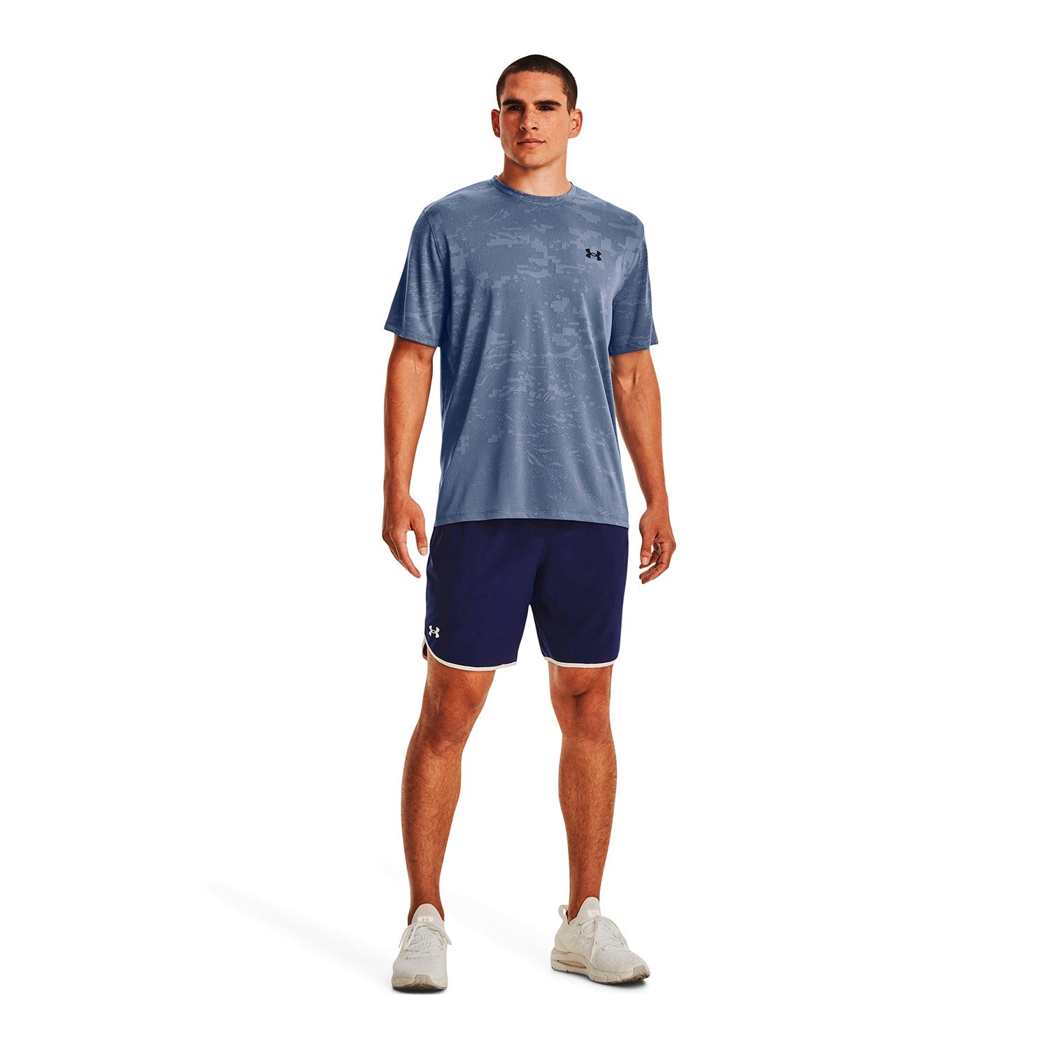 Polera Manga Corta UA Training Vent Camo para Hombre