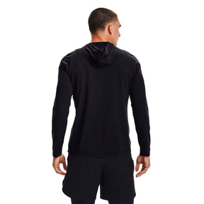 Polera Manga Larga Ua Rush 1/2 Zip Hood para Hombre