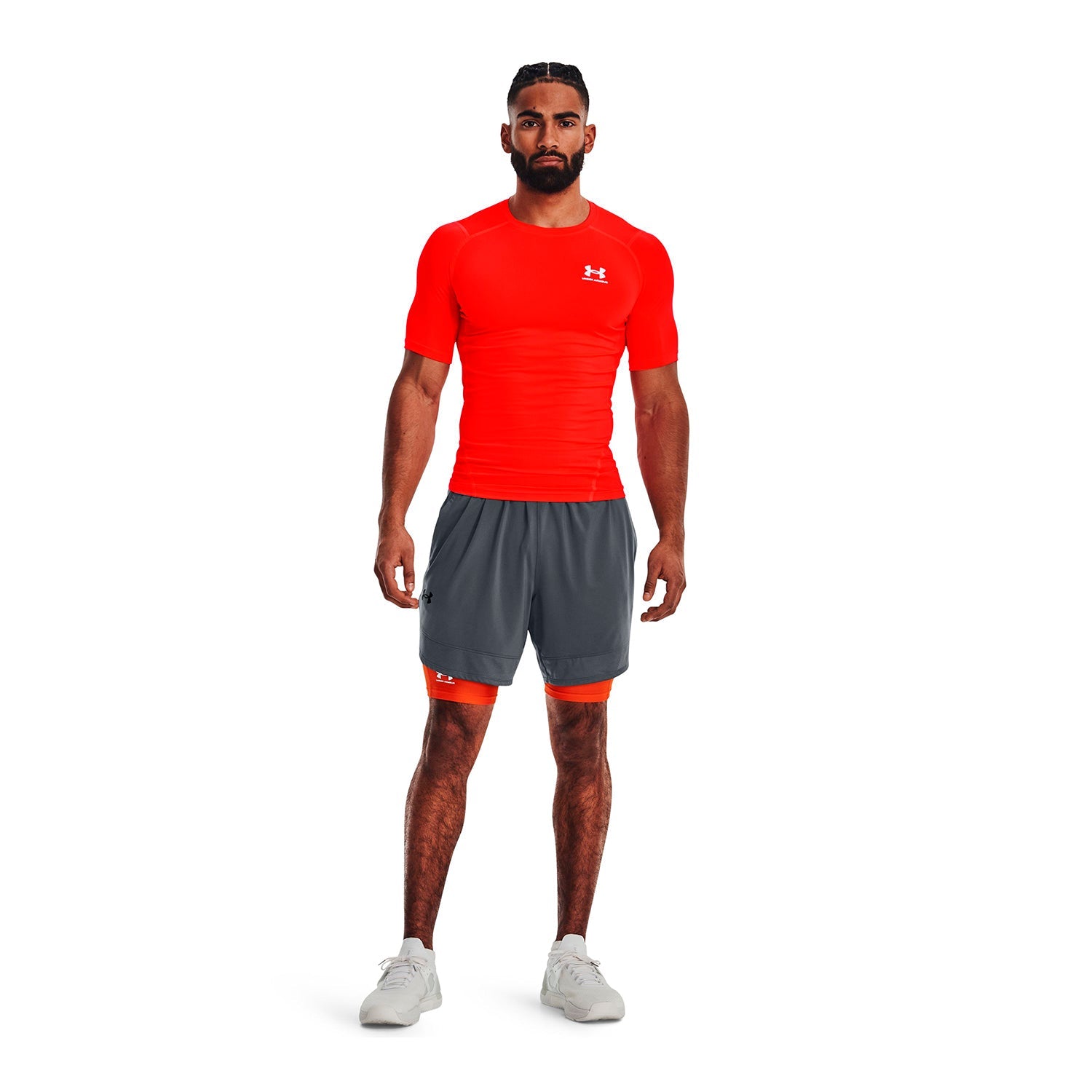 Polera manga corta HeatGear Under Armour para hombre